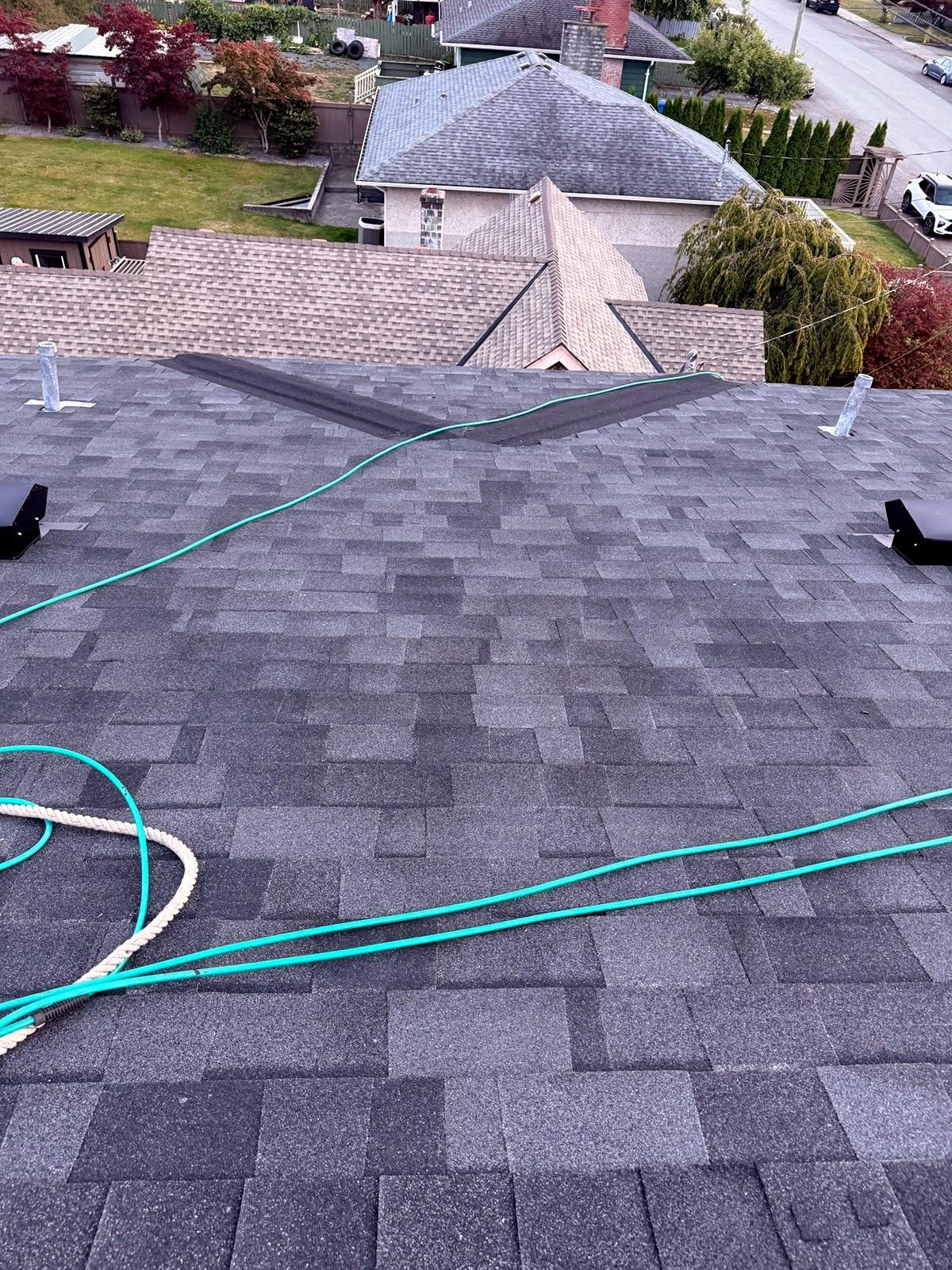Architectural shingle roof installed by Eco Roofing Ltd on Vancouver Island